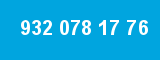 932 078 17 76 932 078 17 76